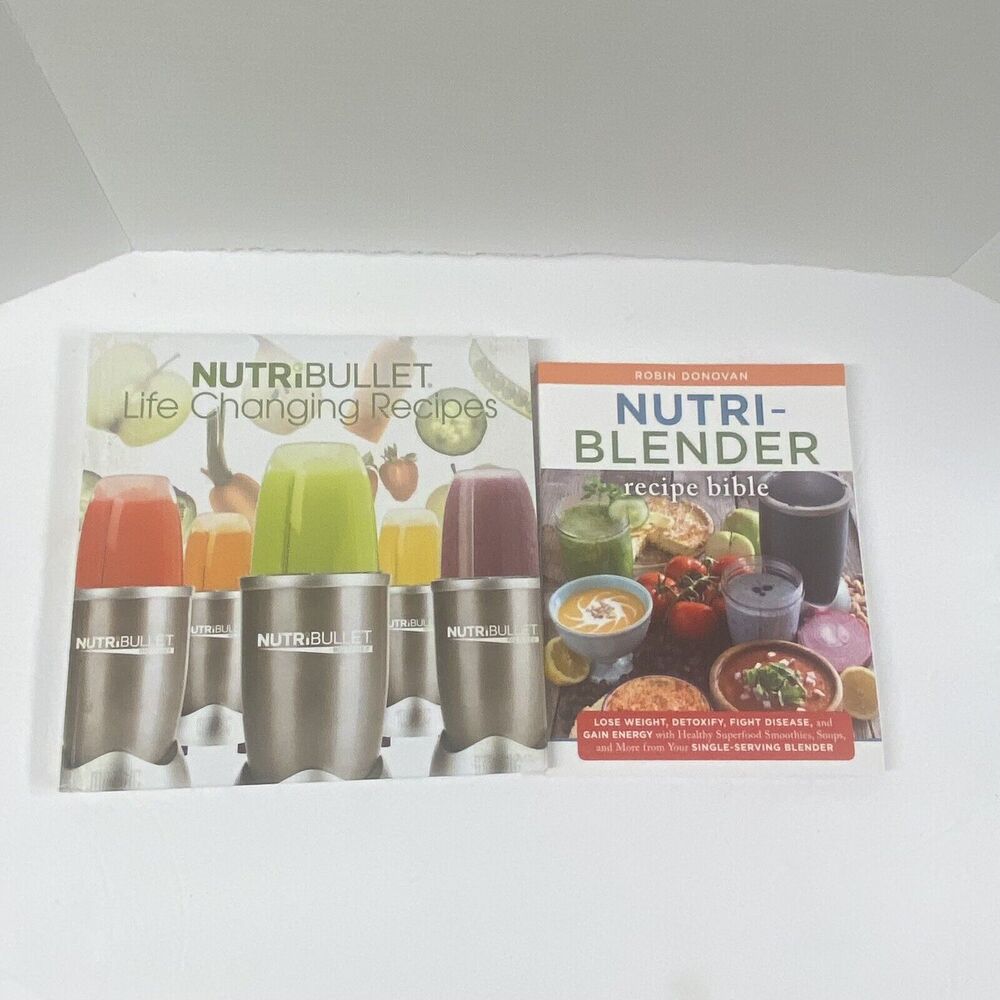 Nutribullet Cookbook Lot - Juices Drinks Smoothies Nutri Bullet Recipes
